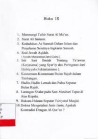 Image of Buku 18 Merenungi Tafsir Surat Al Ma'un
