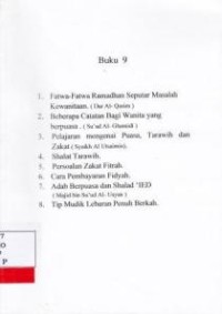 Image of Buku 9 - Fatma - fatma Ramahan seputar masalah