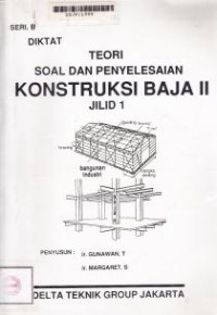 Image of Konstruksi Baja II Jil 1:Teori soal dan penyelesaian