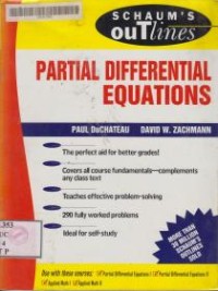 Image of Partial Differential Equations: schaum