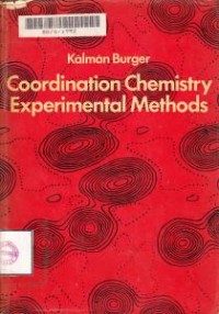 Image of Coordination Chemistry: Experimental Methods