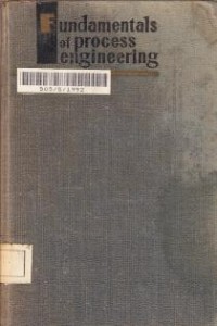 Image of Fundamental of process Engineering