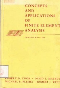 Image of Concepts and Applications of Finite Element Analysis