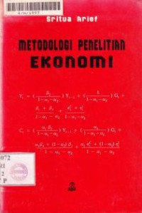 Image of Metodologi Penelitian Ekonomi