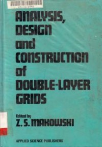 Image of Analysis, Design and Construction of Double-layer Grids