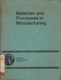 Image of Materials and Processes in Manufacturing