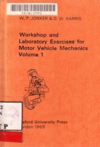 Image of Workshop and laboratory aexercises for motor vehicle mechanics Volume.1