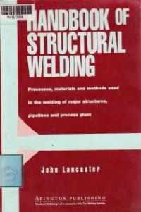 Image of Handbook of Structural Welding