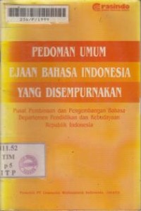 Image of Pedoman Umum Ejaan Bahasa Indonesia yang Disempurnakan