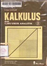 Image of Kalkulus dan ilmu ukur Analitik 3