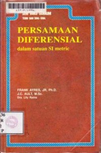 Image of Persamaan Diferensial: Dalam Satuan  SI Metric