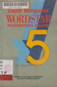 Image of Cepat Wordstar Professional Releasi 5