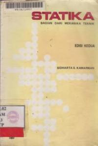 Image of Statika: bagian dari mekanika teknik
