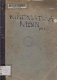 Image of Kinematika Mesin, Jilid 1