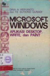 Image of Microsoft window APlikasi Desktop,Write,dan Paint