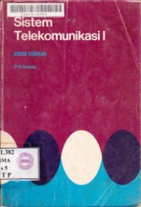 Image of Sistem Telekomunikasi I Ed. 2