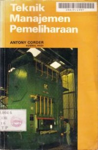 Image of Teknik MAnajemen Pemeliharaan