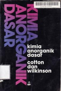 Image of Kimia anorganik Dasar