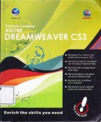 Image of Panduan Lengkap ADOBE DREAMWEAVER CS3