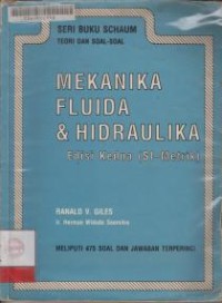 Image of Mekanika Fluida & Hidraulika  : Seri buku Schaum Teori dan Soal-soal
