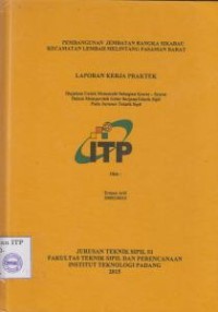 Image of Pembangunan Jembatan Rangka Sikabau Kecamatan Lembah Melintang Pasaman Barat