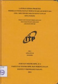 Image of Pekerjaan Pembangunan Tempat Evakuasi Sementara (Tes) / Shelter Kecamatan Koto Tangah Kota Padang