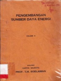 Image of Pengembangan Sumber Daya Energi Volume II