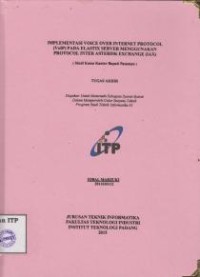 Image of Implementasi Voice Over Internet Protocol (VoIP) pada Elastix Server Menggunakan Protocol Inter Asterisk Exchange (IAX)