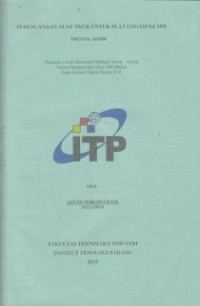Image of Perencanaan Alat Tkuk untuk Plat Logam 0.6 MM