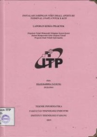 Image of Instalasi Jaringan Very Small Aperture Terminal (VSAT) untuk E-KTP