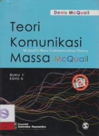 Image of Teori Komunikasi Massa McQuail