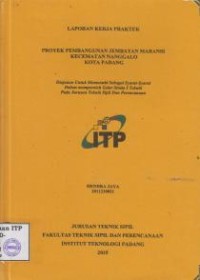 Image of Proyek Pembangunan Jembatan Maransi Kecamatan Nanggalo Kota Padang