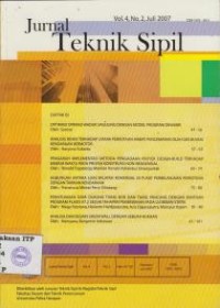 Image of Jurnal Teknk Sipil Vol. 4 No. 2