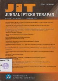 Image of JIT Jurnal Ipteks Terapan Vol. 7 No. 4