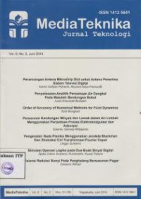 Image of Jurnal Media Teknika Vol. 9 No. 2