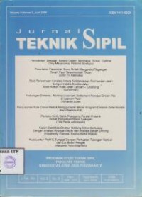 Image of Jurnal Teknik Sipil Vo. 8 No. 3