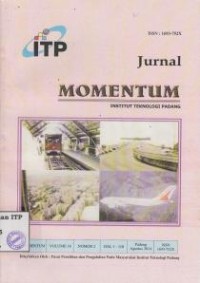 Image of Jurnal Momentum  Institut Teknologi Padang  Vol. 16 No. 2