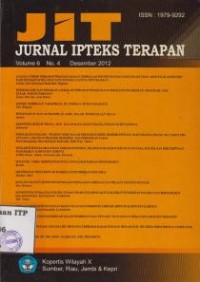 Image of JIT Jurnal Ipteks Terapan Vol. 6 No. 4