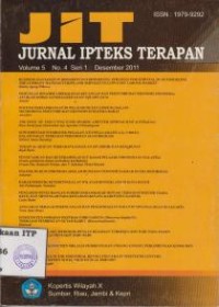 Image of JIT Jurnal Ipteks Terapan Vol. 5 No. 4