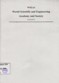 Image of WSEAS Word Scientific and Engineering Academy and Society Contents Vol. 12 No. 1 January 2013