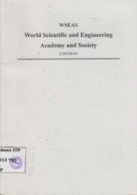 Image of WSEAS Word Scientific and Engineering Academy and Society Contents Vol. 13