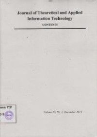 Image of Journal of Theoritical and Applied Information Technology Contents Vol. 58 No. 1
