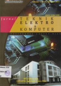 Image of Jurnal Teknik Elektro dan komputer Vol. 1 No. 2 Oktober 2013
