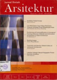 Image of Jurnal Ilmiah Arsitektur Vol. 4 No. 2