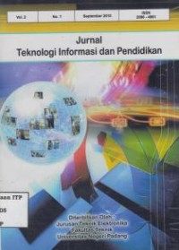 Image of Jurnal Teknologi Informasi dan Pendidikan Vol. 2 No. 1