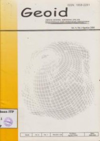 Image of Geoid Jurnal Geodesi, Surveying, GPS, GIS, Penginderaan Jauh, Hidrografi, Pertanahan Vol. 4 No. 1