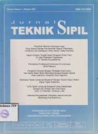 Image of Jurnal Teknik Sipil Vol. 8 No. 1