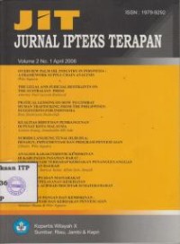 Image of JIT Jurnal Ipteks Terapan Vol. 2 No. 1
