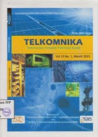 Image of TELKOMNIKA telekomunikasi Komputasi Elektronika Kendali Vol. 13 No. 1