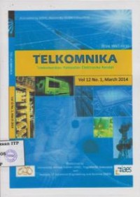 Image of TELKOMNIKA telekomunikasi Komputasi Elektronika Kendali Vol. 12 No. 1